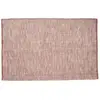 Hubsch Tapis en tissé bordeaux et blanc  120x180cm