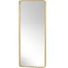 Miroir mural Hubsch Interior Retro - laiton - 31x76 cm