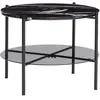 Hubsch Table basse en marbre noir