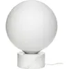 HUBSCH INTERIOR Lampe boule en marbre et verre blanc - Hübsch