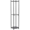 Hübsch Étagère cylindre Hubsch Interior Norm - Noir - ø44xh152cm - 10kg - 63cm
