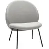 Fauteuil lounge en tissu gris - Hübsch
