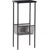 Hubsch Table d'appoint black metal