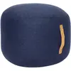 Pouf bleu marine Ø50cm Mochi - Hübsch