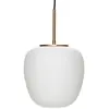 Hubsch MUSE-Suspension verre/laiton Ø25cm