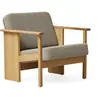 Fauteuil Block en chêne - Kvadrat Hallingdal 65 0227 Form&Refine