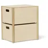 Couvercle pour boîte de rangement Pillar medium - Hêtre Form&Refine