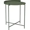 Houe - Table d'appoint Edge - Vert - Acier thermolaqué - Designer Roee...