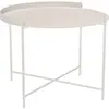 Houe - Table basse Edge - Blanc - Acier thermolaqué - Designer Roee Ma...