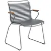 Houe - Fauteuil Click - Gris - Acier thermolaqué - Designer Henrik Ped...