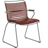 Houe - Fauteuil Click - Rouge - Acier thermolaqué - Designer Henrik Pe...