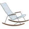 Houe - Rocking chair Click - Bleu - Acier thermolaqué - Designer Henri...