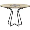 Table ronde 110 cm en bambou piètement en aluminium CIRCLE - Houe