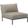 Fauteuil LEVEL 2 lounge - Sunbrella Heritage ash Houe