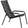 Houe - Fauteuil lounge ReCLIPS - Noir - Plastique recyclé - Designer Henrik Pedersen