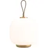 Louis Poulsen Lampe portative radio VL 45, laiton/verre rose pâle bril...
