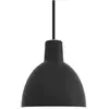 LOUIS POULSEN lampe à suspension TOLDBOD Ø 12 cm (Noir - Allumino)