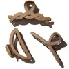 Hairlust - Medium Claw Hair Clips, Café Barrettes et pinces à cheveux ...