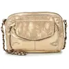 Sac Bandouilières en cuirs Pieces Naina Crossover - couleur : Gold TU