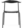 CARL HANSEN & SON - Chaise empilable Wegner - Noir - Contreplaqué de h...