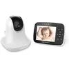 Moniteur pour Bébé MAGICFOX BabyPhone 3.5" - Caméra rotative 360° - Vi...