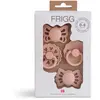 FRIGG Baby's First Pacifier  Floral heart tétine Blush