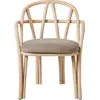 Gubi - Fauteuil Bistra - Bois naturel - Rotin - Designer Michele de Lu...