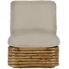 Gubi - Fauteuil rembourré Bohemian 72 - Beige - Rotin - Designer Gabri...