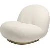 Gubi - Fauteuil rembourré Pacha - Blanc - Tissu bouclé - Designer Pier...