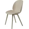 Chaise extérieure en plastique beige Beetle - Gubi