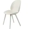 Chaise extérieure en plastique blanche Beetle - Gubi