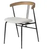 Gubi Chaise Avec Accoudoirs Et Coussin Violin (Cat. E Dedar Svevo 004 ...