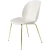 Gubi Set De 4 Chaises Beetle Dining Chair Base Laiton (Alabaster White...