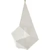 Lampe portable en métal perforé blanc 18x18x36cm Bagdad - Gubi