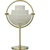 Gubi lampe à poser rechargeable Multi-Lite, laiton/gris, hauteur 30 cm