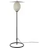 GUBI lampadaire d'extérieur Satellite, IP65, noir/blanc crème