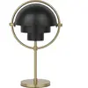 GUBI Lampe à poser rechargeable Multi-Lite hauteur 30 cm laiton/noir