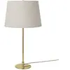 GUBI lampe à poser 9205, laiton, abat-jour en toile, hauteur 58 cm