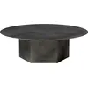 Table basse ronde en acier brumeux 110cm Epic - Gubi