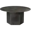Table basse ronde en acier brumeux 80cm Epic - Gubi
