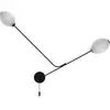 GUBI Applique murale Satellite à 2 lampes crème blanc