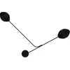GUBI Applique murale Satellite à 2 lampes noir