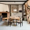 Gubi - Chaise Gascoin - Bois naturel - Corde de papier - Designer Marc...