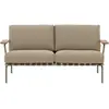 Canapé d'extérieur en acier et tissu taupe 73x152,5cm Settle - Muuto