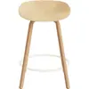 Normann Copenhagen - Tabouret de bar Mat - Beige - Hêtre certifié FSC ...