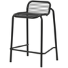 Normann Copenhagen - Tabouret de bar Vig - Noir - Acier thermolaqué - ...