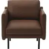 Fauteuil en cuir cognac 79 x 87 cm Rar - Normann Copenhagen