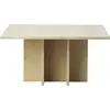 Table basse en travertin 80 x 40 cm Edge - Normann Copenhagen