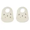 Liewood Lot de 2 bavoirs à poche Tilda Peach sea shell mix