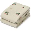 Liewood Lot de 2 langes Lewis Peach (65 x 65 cm)